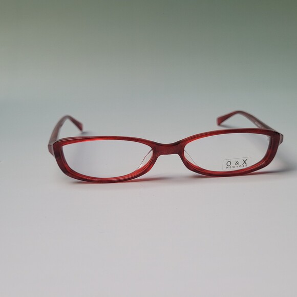 O&X New York OP-86U 50-16 137 Red oval glasses eyewear Col. 02 full frame N23 - Picture 2 of 13